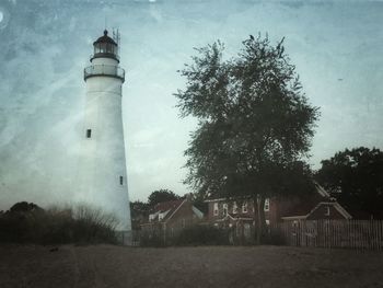 Lighthouse against sky