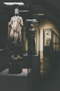 Statue in museum