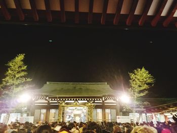 Crowd at music concert