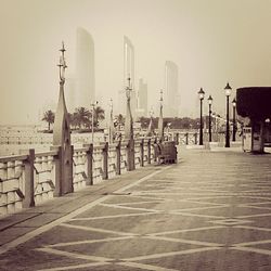 View of empty road