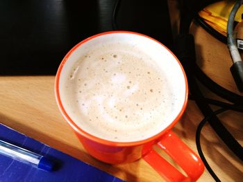 Close-up of coffee cup