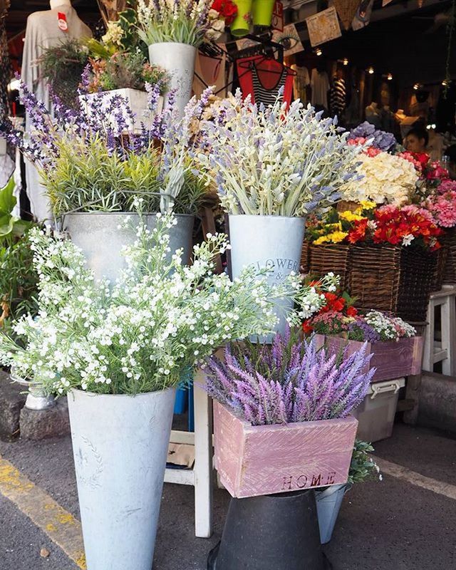 flower, potted plant, variation, for sale, freshness, plant, arrangement, retail, abundance, growth, choice, market, large group of objects, market stall, flower pot, outdoors, day, nature, display, no people