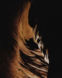 Low angle view of cave