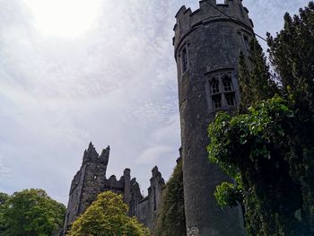 Low angle view of historical building against sky