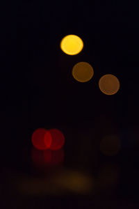 Defocused image of lights at night