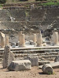 View of old ruins