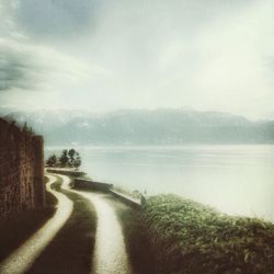 Scenic view of calm sea against sky