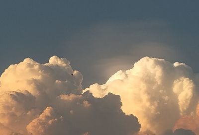 Low angle view of clouds in sky