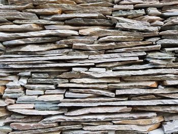 Full frame shot of stone wall