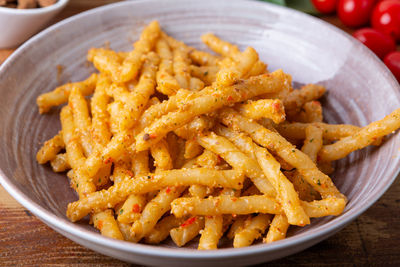 Close-up of food in plate