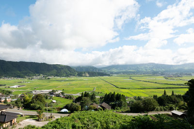 Scenic view of landscape against sky