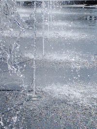 Close-up of splashing water