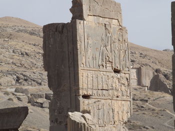 View of old ruins