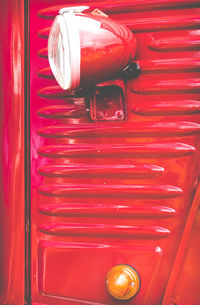 Close-up of illuminated red light