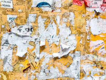 Full frame shot of weathered wall