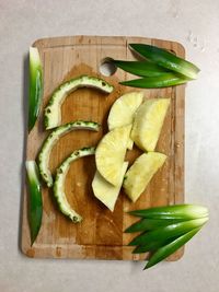 Directly above shot of vegetables on table