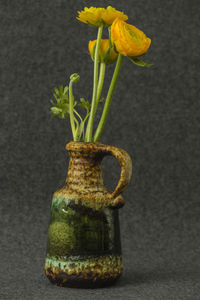 Close-up of vase on table