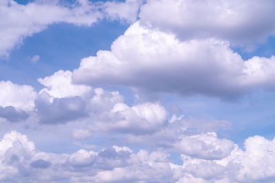 Low angle view of clouds in sky