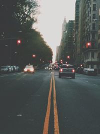 City street at night