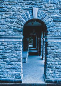 Corridor of building