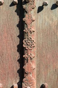 Full frame shot of wooden door