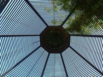 Low angle view of ceiling of building