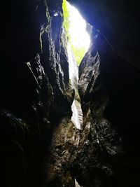 Close-up of cave