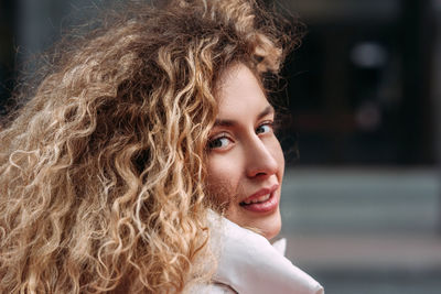 Portrait of young woman