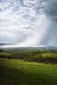 Scenic view of landscape against sky