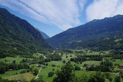 Scenic view of landscape against sky