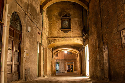 Interior of historic building