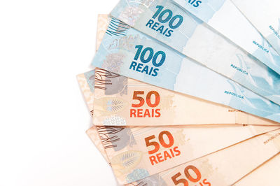 Close-up of text on white background