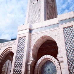 Low angle view of building against sky