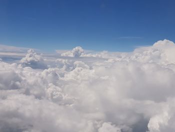 Low angle view of clouds in sky