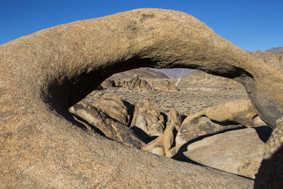 Low angle view of sand