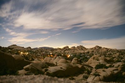 Panoramic view of landscape against sky