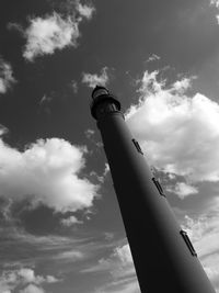 Low angle view of tower against sky