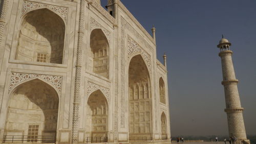 Low angle view of historical building against sky