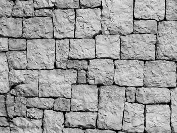 Full frame shot of old stone wall