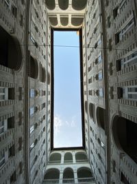 Low angle view of buildings against sky