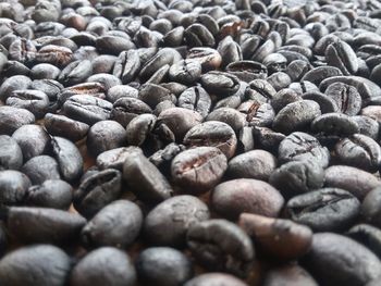 Full frame shot of coffee beans