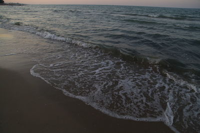 Scenic view of sea waves