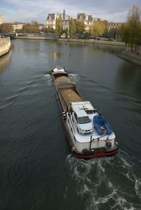 Boat in river