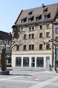 Low angle view of building against sky