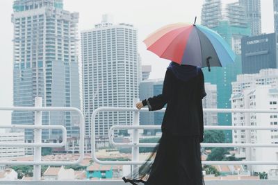 Low angle view of modern building