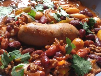 Close-up of salad in plate