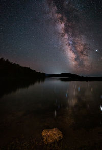 The milky way as seen from humboldt county, california.