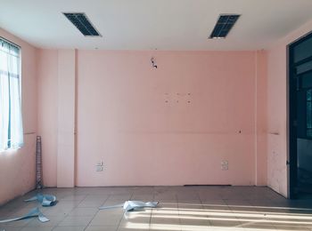 Empty corridor of building