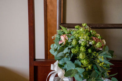 Close-up of potted plant at home