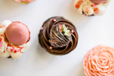 Close-up of dessert on table